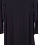 Matilda Jane  Black Long Sleeve Shift Dress with Red Floral Panel Size Small Photo 0