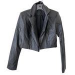 Naked Wardrobe  Crop Faux Leather Jacket M Photo 2