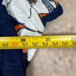 Liz Claiborne navy floral cotton T-shirt size large Photo 8