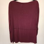 Free People  off the shoulder burgundy top Photo 2