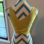 Amazon EUC- Yellow Longline Sport Bra Top Photo 1