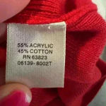 Christopher & Banks Women’s Red Christopher & Bank Sweater Photo 2