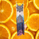 Stiletto's Women's Sleeveless Maxi Dress Lace‎ Floral Pattern Size L Tan Size L Photo 2