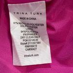 Trina Turk Trina‎ Turk Gull Dress Hot Pink One Shoulder Fringe Hem cocktail party glam Photo 9