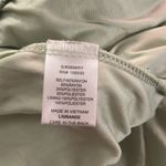 Love Tree Green Solid Sleeveless Smocked Ruffle Jumpsuit (missing belt) Photo 8