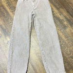 Levi's Premium Baggy Dad Corduroy Pants Jeans Beige Womens Size 24x30 Photo 0