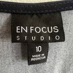 En Focus Floral‎ Babydoll Dress, Cottagecore Romantic Vintage Brunch Sz 10 Blue Photo 3