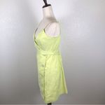 Banana Republic  light yellow button up belted linen blend strappy sundress 6 Photo 4