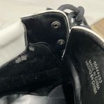 Forever 21 Forever 21 white faux leather with black laces boots size 8 Photo 9