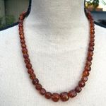 Jay King Desert Rose Graduated Beaded Amber Necklace 20” Photo 5