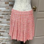 ZARA  preppy pleated mini skirt, plaid Sz L Photo 2
