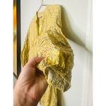 DEREK LAM 10 X RTR Yellow Floral 100% Cotton Hourglass V Photo 5