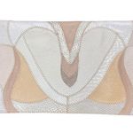 Vintage 1970s Furst & Mooney Snakeskin Clutch Neutral Patchwork Leather Rare Bag Tan Photo 0