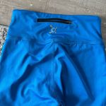 Orange Theory Mesh Panel Workout Leggings Women's OTF Size XS Blue Photo 4