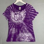 LSU Creative Apparel Fan TShirt Ladies Size XL Tigers Purple Photo 0