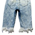 Retrofête NWT Retrofete Reyna Romper in Light Blue Acid Denim One-Shoulder Jumpsuit XS Photo 6