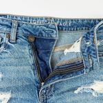 American Eagle Women's Size 4 Strigid Distressed Denim Cutoff Shorts Blue Photo 7