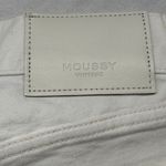Moussy Vintage White Wash Denim Jeans Frayed Hem Made in Japan Size 25 Photo 11