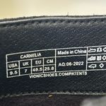 Vionic  CARNELIA ANKLE BOOTS OILED NUBUCK EMBOSSED DETAILING HEEL BLACK SZ9.5 US Photo 5