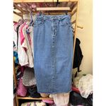 st. john's bay Vintage St John Bay Y2K Denim Midi‎ Maxi Skirt Size 10 Photo 7