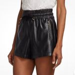 Generation Love Womens Arianna Vegan Leather Shorts - Black XS Photo 2