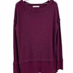 Free People  North Shore Purple Thermal SZ XS Photo 4
