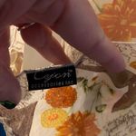 Vintage Cejon Silk Scarf with Seed Packets Floral Rectangle Garden Orange Photo 2