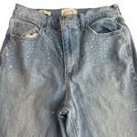 Universal Threads Universal Thread Size 6 High Rise 90s Straight Jeans Rhinestone Disco Cowgirl Photo 2