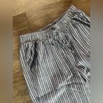 Briggs New York Briggs Women's Linen Blend Pant, Grey/White Stripe, Medium Photo 5