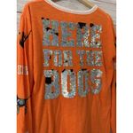 Victoria's Secret Victoria’s Secret Pink Here For The Boos Sequin Bling Halloween Shirt S Photo 2