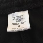 FINAL MARKDOWN Ladies euro joy velour slacks medium Black Photo 3