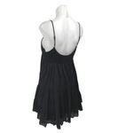 ZARA Women's Black Sleeveless Smocked Scoop Cami Camisole Tank Mini Dress Size M Photo 1