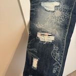 Denim & Flower New! Denin Floral Girlfriend Ankle Jeans Size 8 Photo 4
