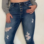 Forever 21  Crop Sweatshirt Slouchy Athleisure Gray Sporty Medium Photo 0