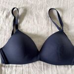 Wacoal How Perfect Wire Free T-Shirt Bra, Navy, 32D Photo 0