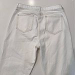 Elizabeth and James  High Rise Vintage White Straight Leg Denim Jeans‎ Size 10 Photo 5