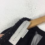 Stella McCartney Black Embellished Neck Mesh Insert Knee Length Dress Size 44 Photo 4