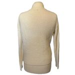 XS One Grey Day 50% Merino Wool Pull Over Quarter Zip Oversized Winter Holiday White Photo 2