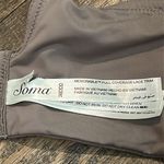 Soma  Women’s Memorable Full‎ Coverage Lace Trim Bra Mocha Size 36DDD Convertible Photo 4