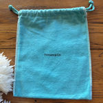 Tiffany & Co. 8.5”x 7” Flannel Jewelry Pouch Signature Blue Drawstring Bag Photo 0