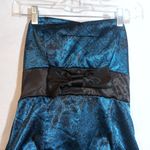 Ruby Rox  Dress Teal Strapless Bubble Hem Dress Hoco Prom Juniors  Size 7 Photo 1