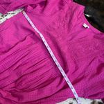 Sundance ‎ Catalog Sakura Easy Dress Magenta Embroidered Boho Size Medium Photo 6