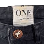 One Teaspoon Trashed Free Birds Black Distressed Ankle Denim Jeans Women Size 24 Photo 5