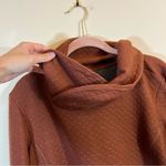 Kuhl  Women’s Athena Cowl Neck Merino Wool-Blend Sweatshirt Copper Large Photo 3