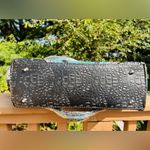 Turquoise Rhinestone Skull Concealed Carry Handbag Studded Leather Purse Blue Photo 8