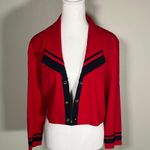 The Vintage Shop Vintage Cropped Snowflake Accent Jacket Photo 0