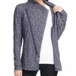 G.H. Bass &Co. GH Bass & Co. Navy Asymmetrical Zip Up Cardigan Photo 2