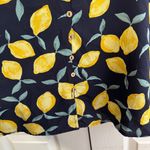 Pink Rose lemon graphic print tank top size medium Photo 1