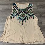 EXPRESS sequins Baby Pink Tank Top; size medium Photo 0