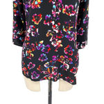 Yumi Kim Yumi Top In Black Floral Print Silk Size XS Photo 4